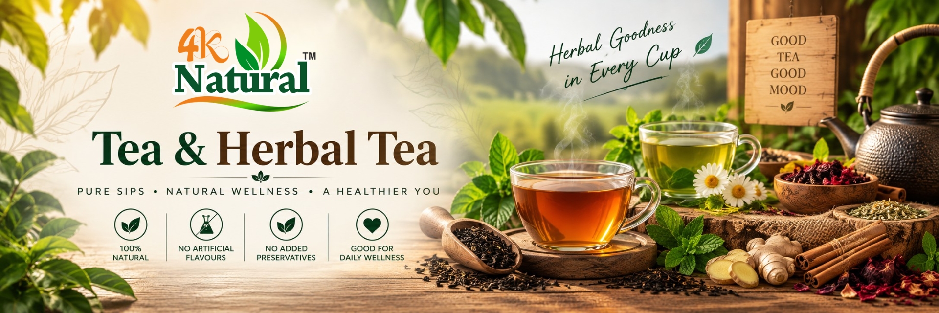 Tea and Herbal Tea banner